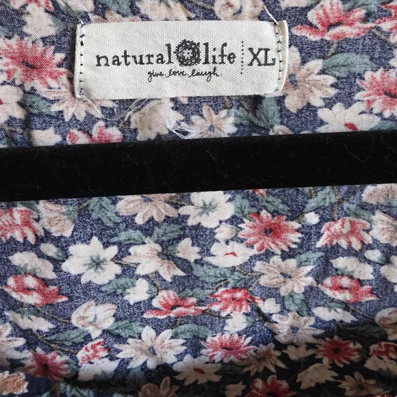 NATURAL LIFE Floral Patchwork Maxi Dress - Picture 3 of 3
